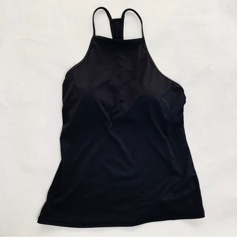 GAP Racerback Black Swim Top Size Small